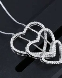 Loving Heart Necklace Zirconia