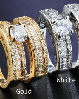 Zircon ring in Gold or White Gold